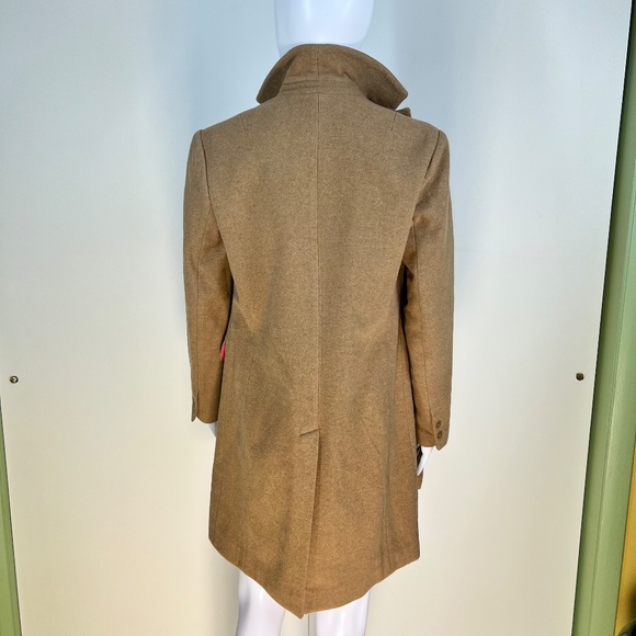 Gap Camel Wool Cashmere Blend Top Coat, XS Old Money Classy Preppy Warm Layers - Picture 6 of 12